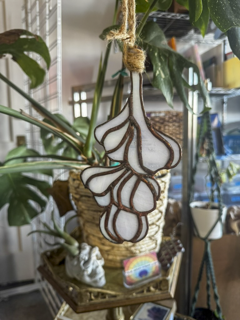 Stained Glass Garlic Braid