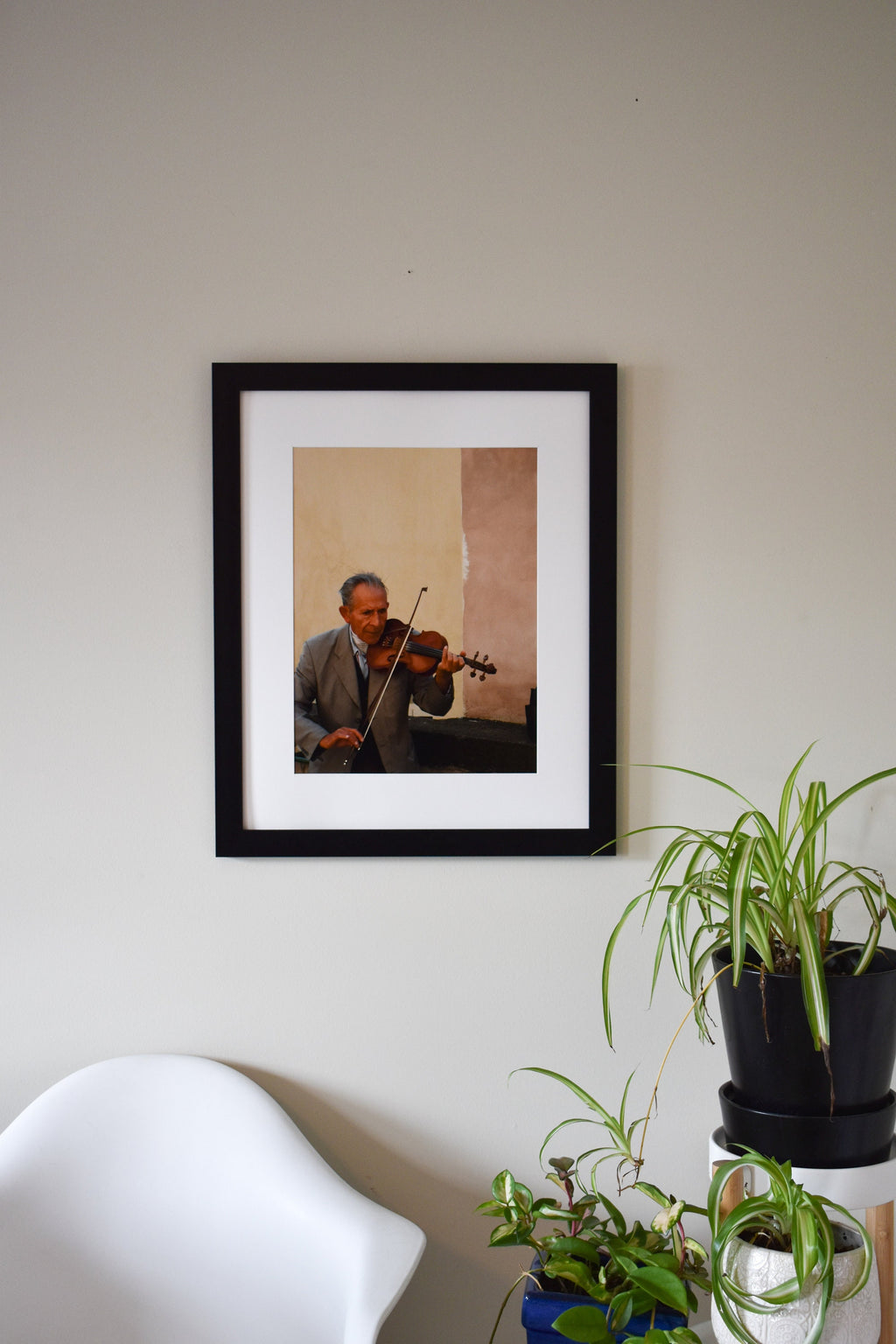 Prague Violinist Photo Print