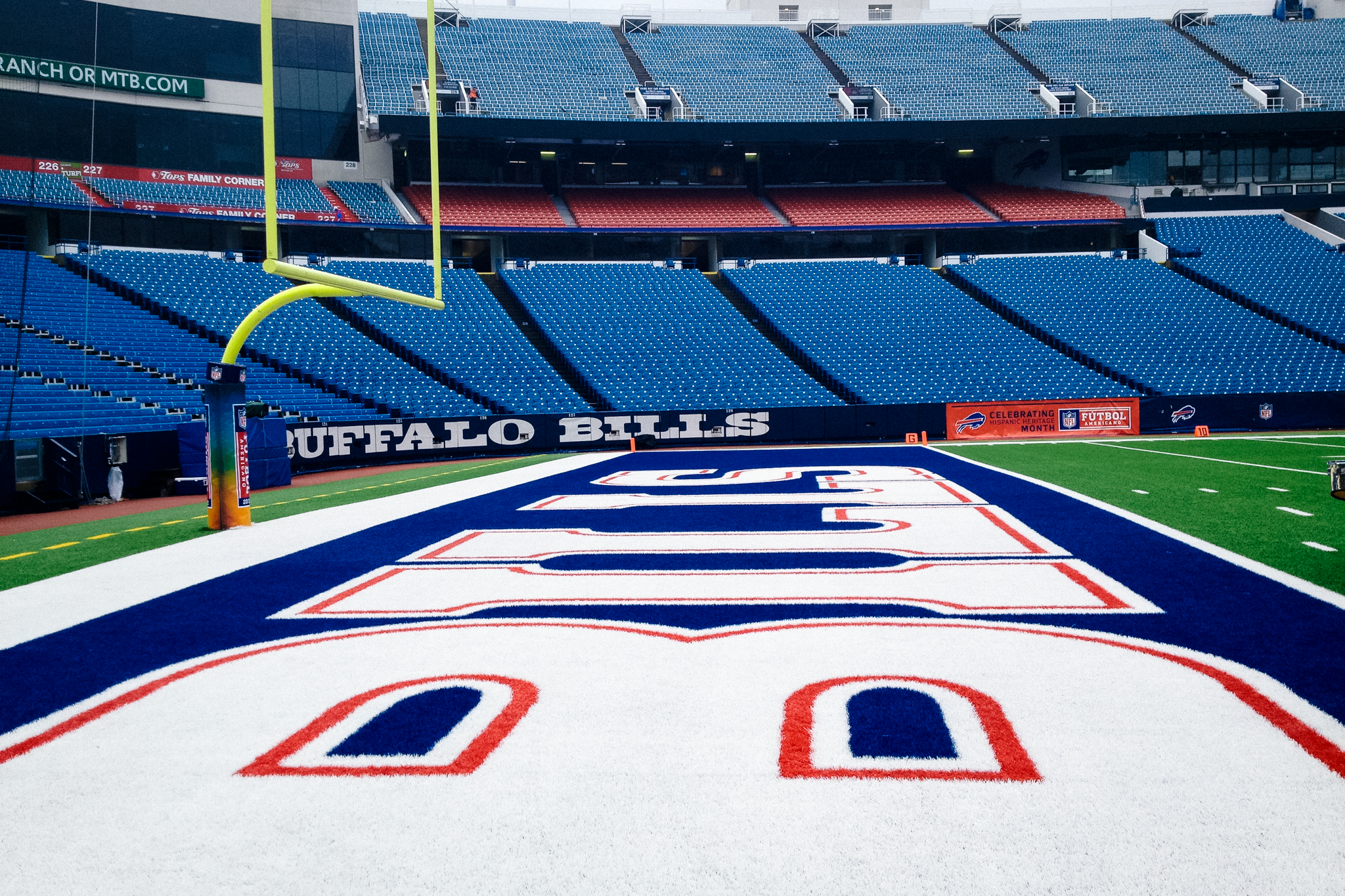 Buffalo Bills Endzone at the Ralph