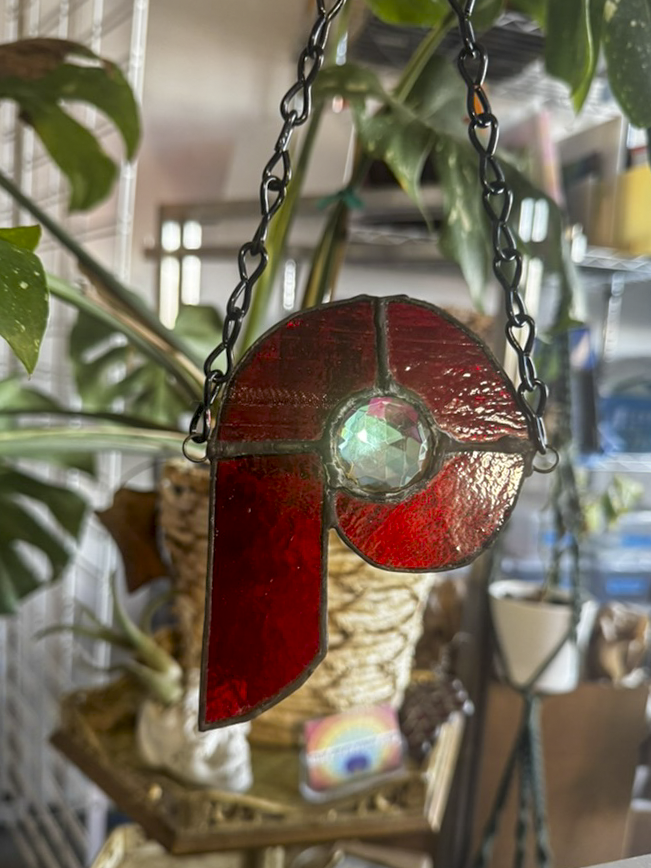 Stained Glass Phillies Logo