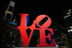 Philadelphia LOVE Park at Night