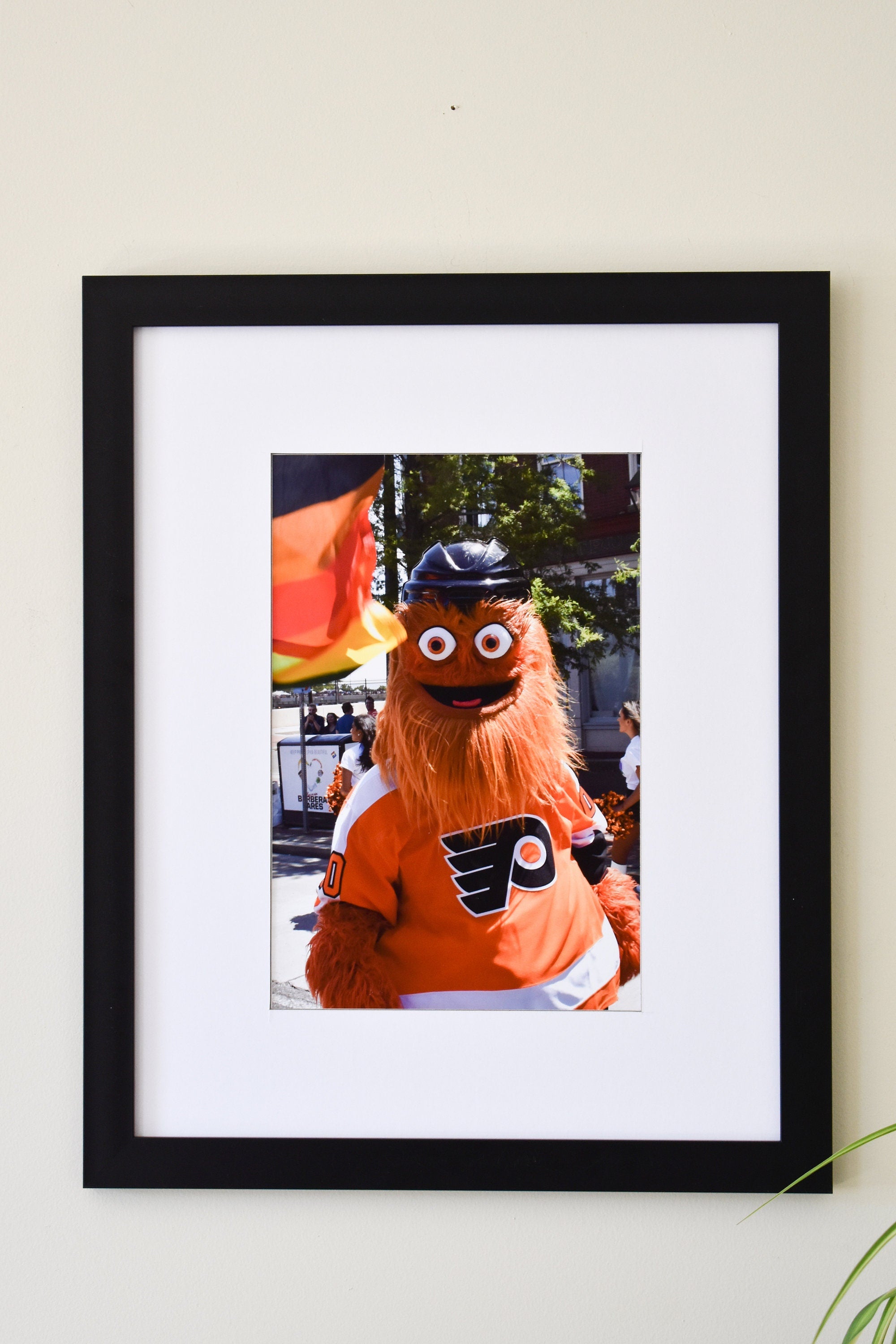 Gritty at Pride Parade Print (Vertical)