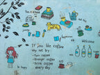 If You Like Coffee, Why Not Try More Coffee? Thailand Street Art