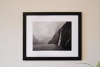 Milford Sound, Waterfall Print | New Zealand Fjord Landscape Art
