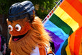 Gritty Pride Parade Flag Photo