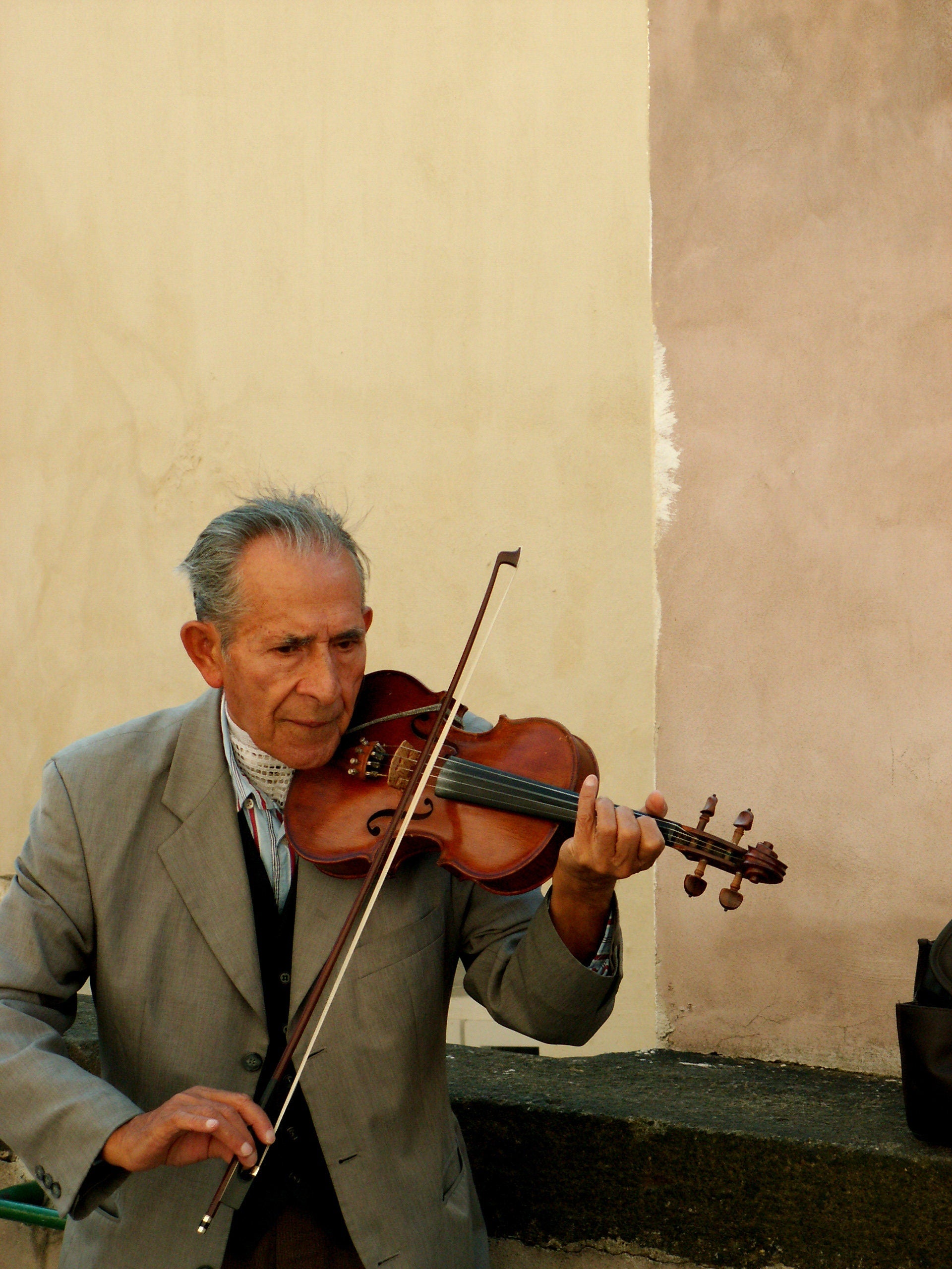 Prague Violinist Photo Print