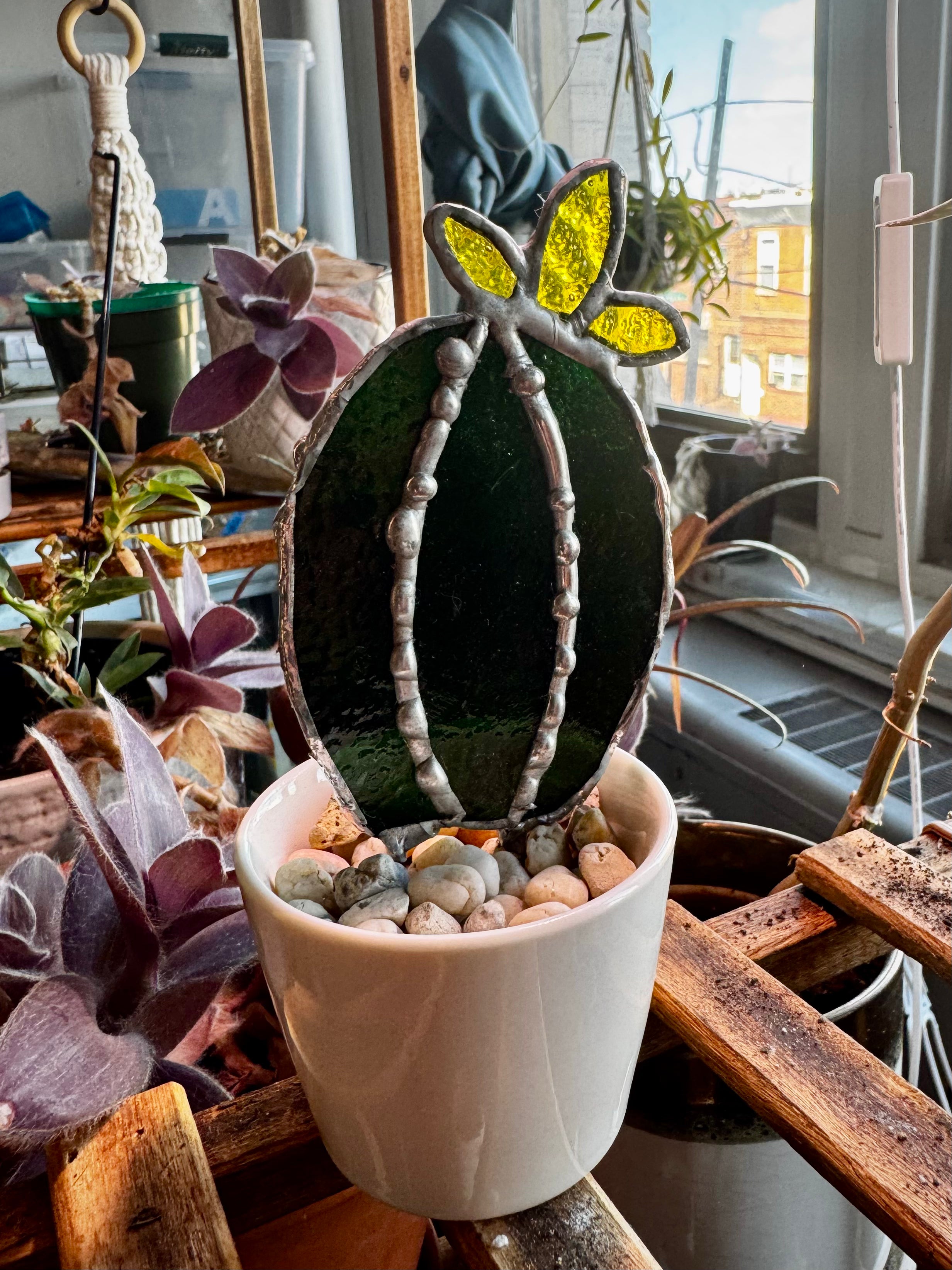 Stained Glass Cactus
