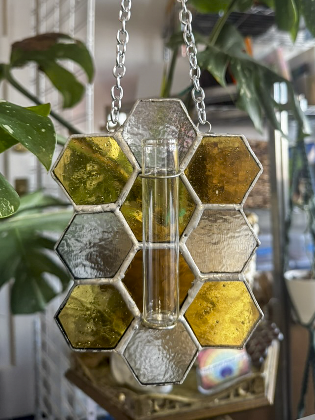 Stained Glass Plant Propagation Station (Yellows)