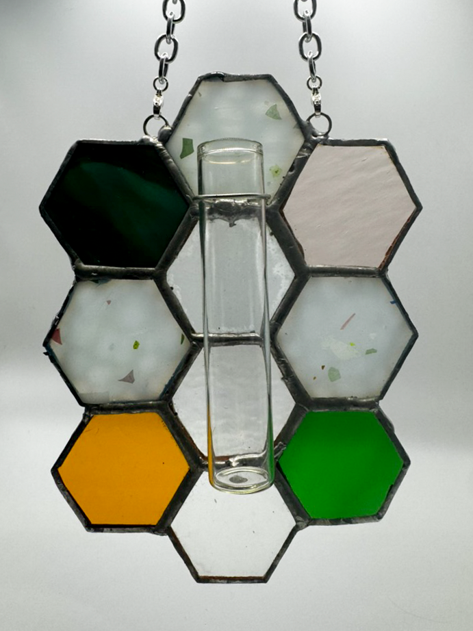 Stained Glass Plant Propagation Station (Multicolor Hodgepodge)