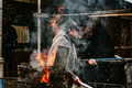 Italian Market Barrel Fire in Philly