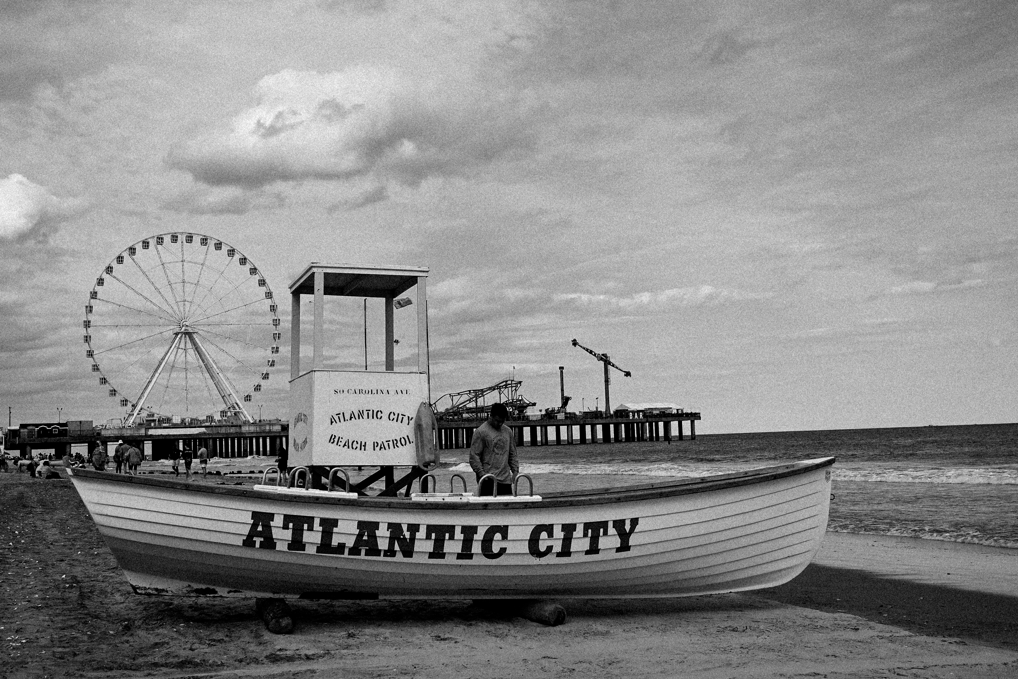 Atlantic City Beach Boat