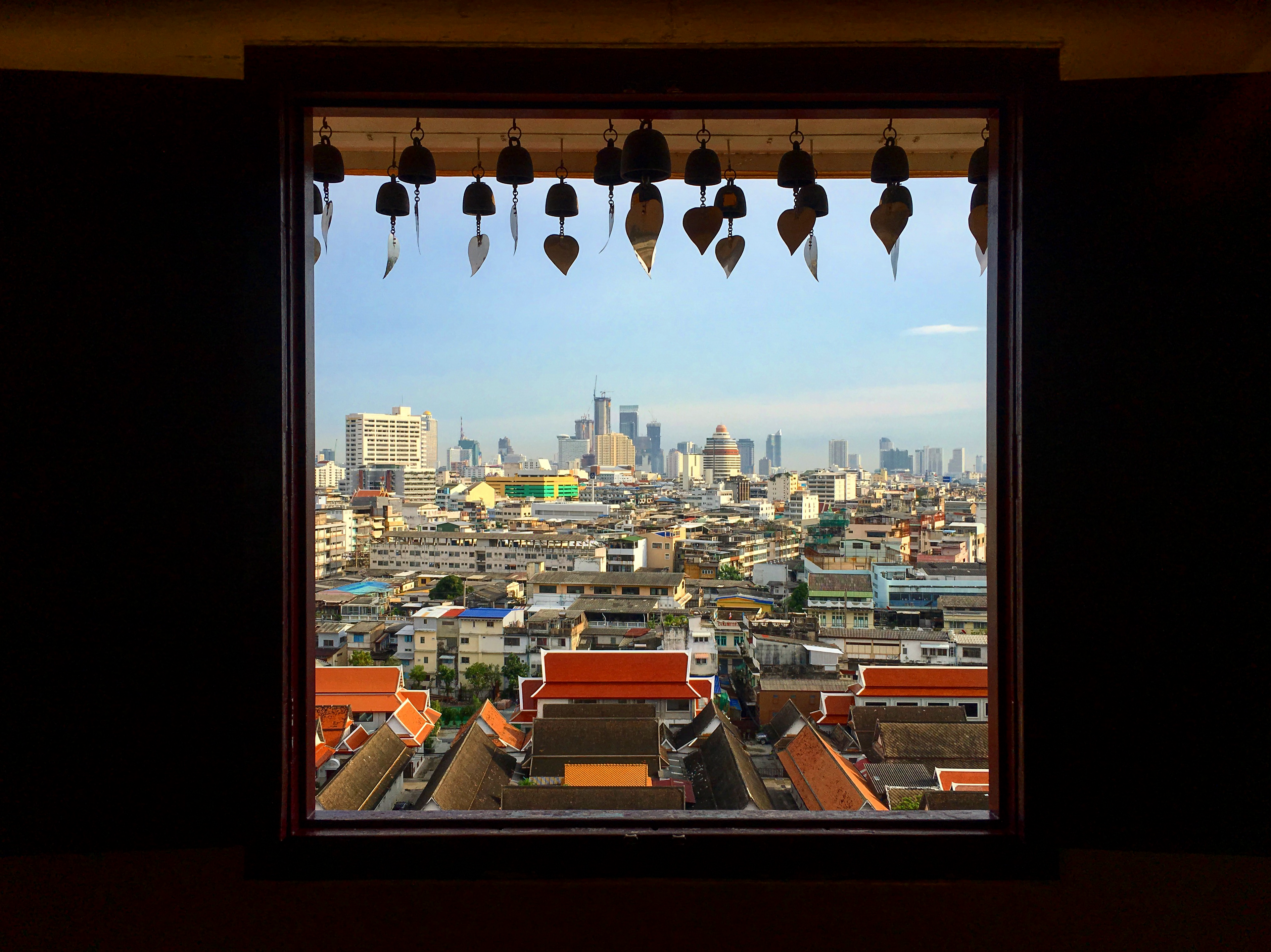 Bangkok through a Temple Window