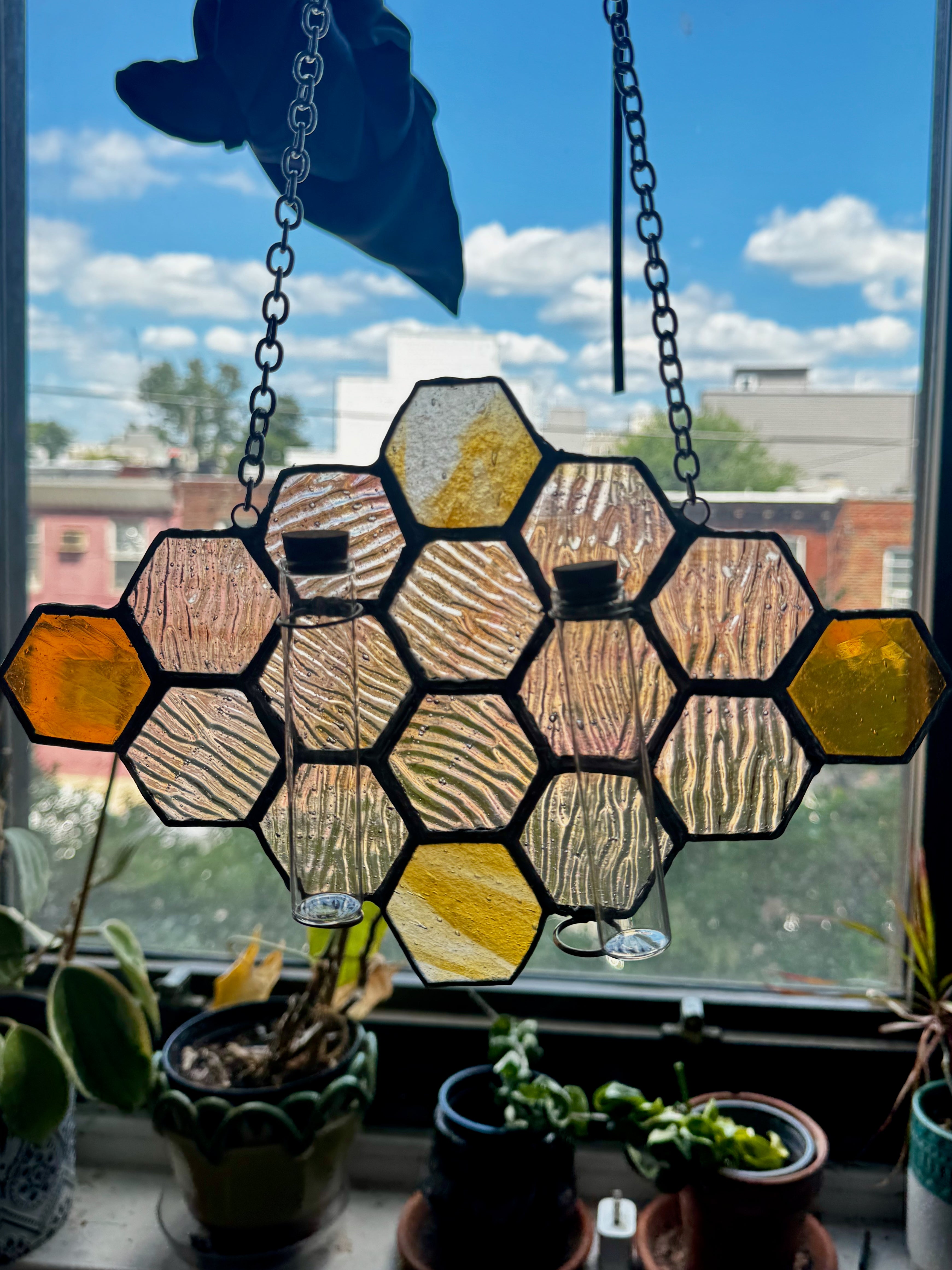 Stained Glass Plant Propagation Station (Large)