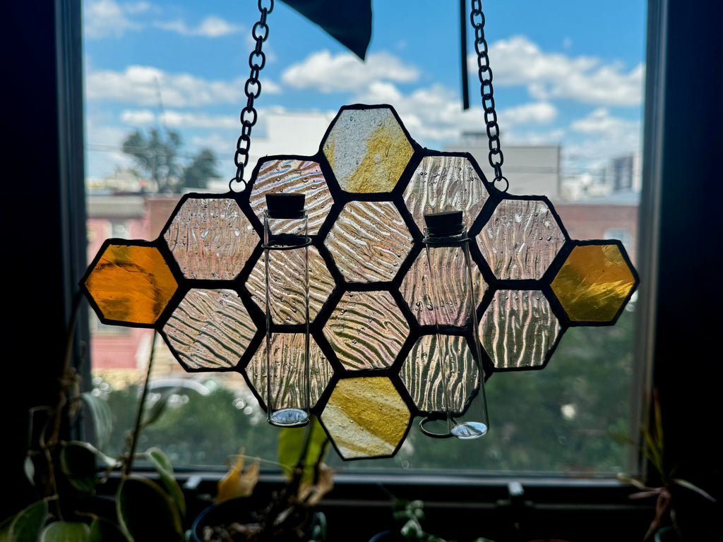 Stained Glass Plant Propagation Station (Large)