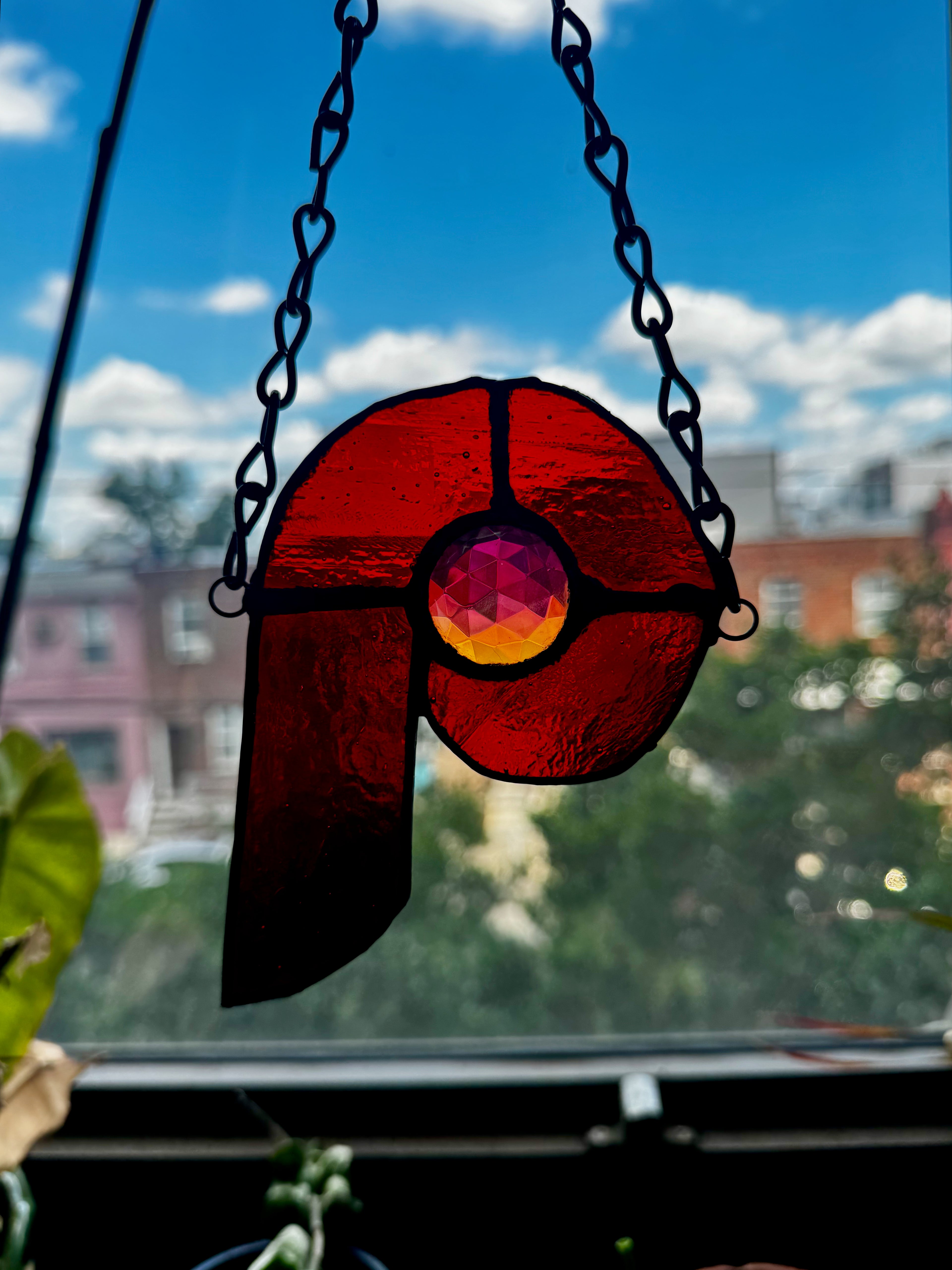 Stained Glass Phillies Logo