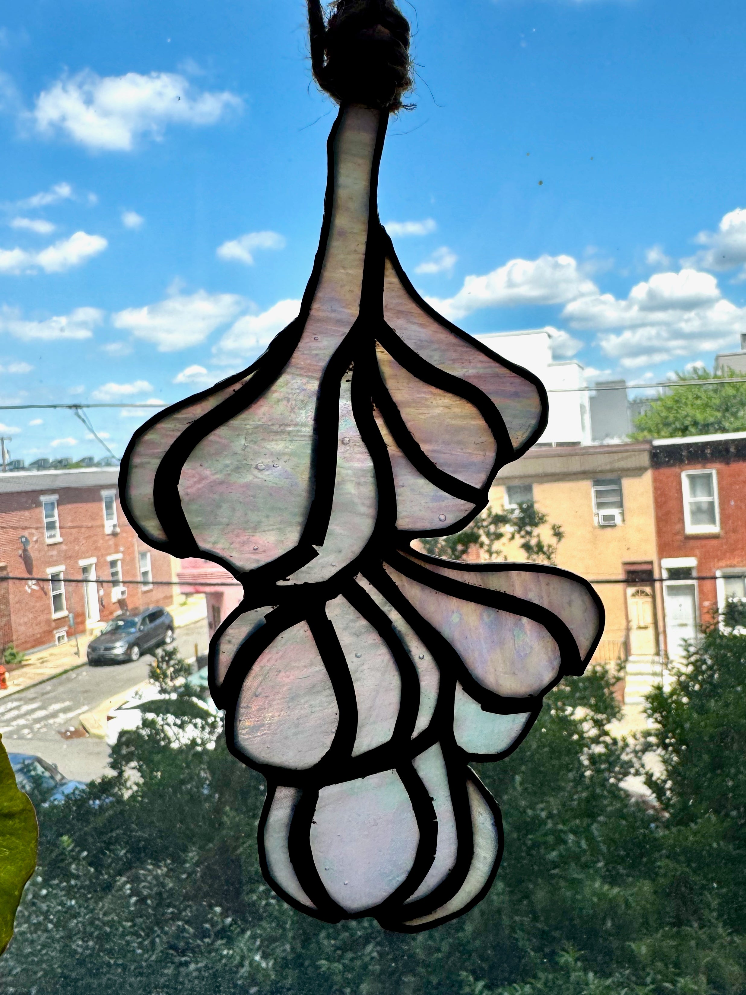 Stained Glass Garlic Braid