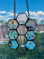 Stained Glass Plant Propagation Station (Confetti Glass)