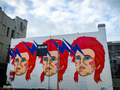 David Bowie Mural in Wellington, NZ