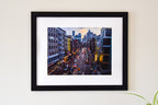 Chinatown Sunset Art Print: Manhattan Bridge View, NYC Wall Art