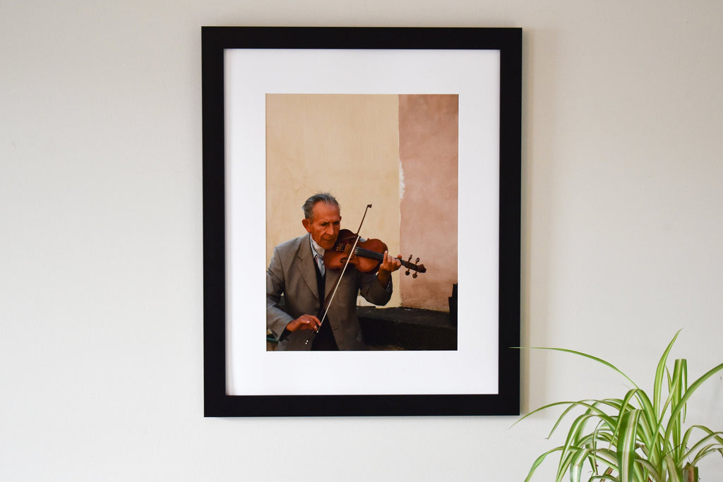 Prague Violinist Photo Print