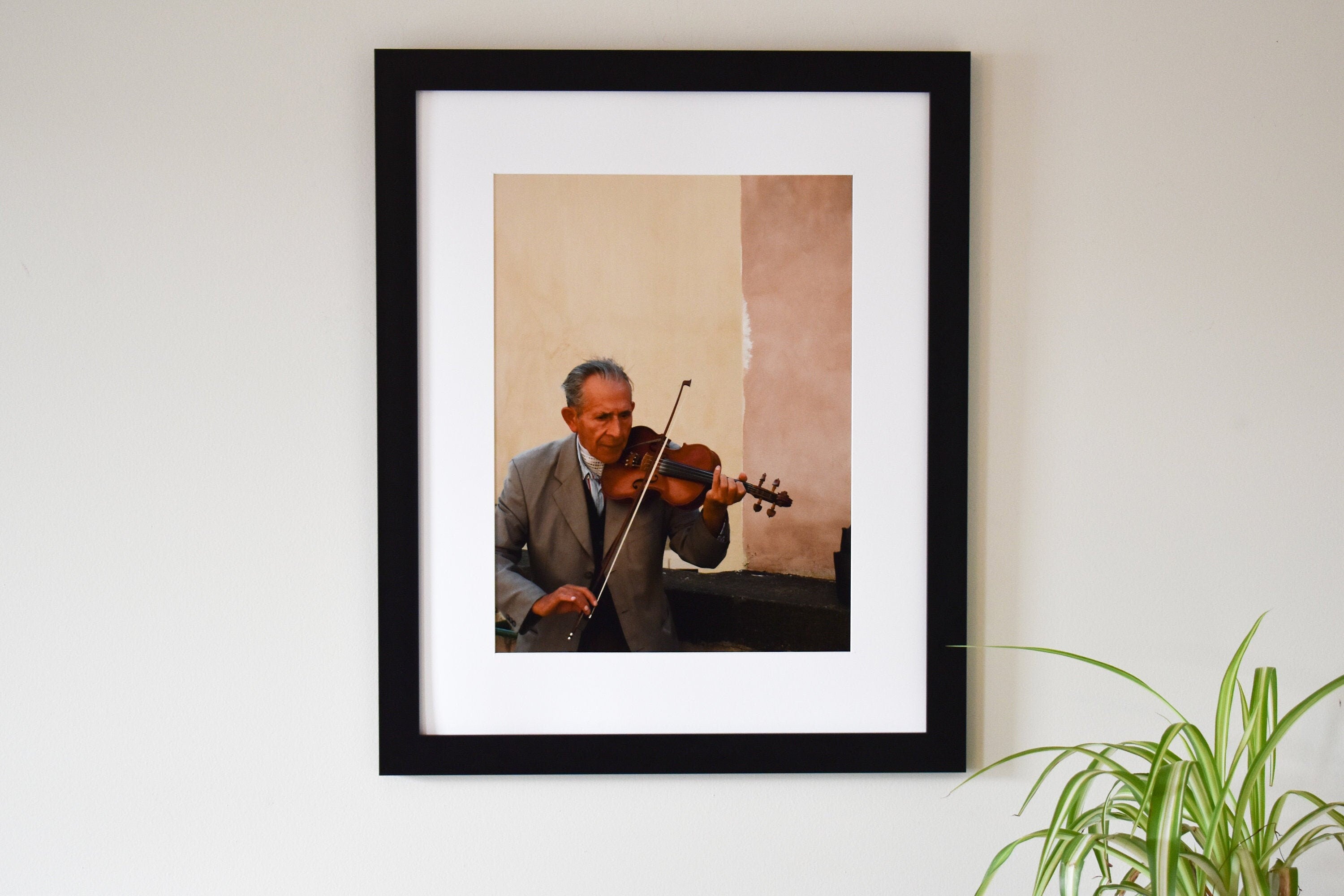 Prague Violinist Photo Print