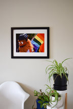 Gritty Pride Parade Flag Photo