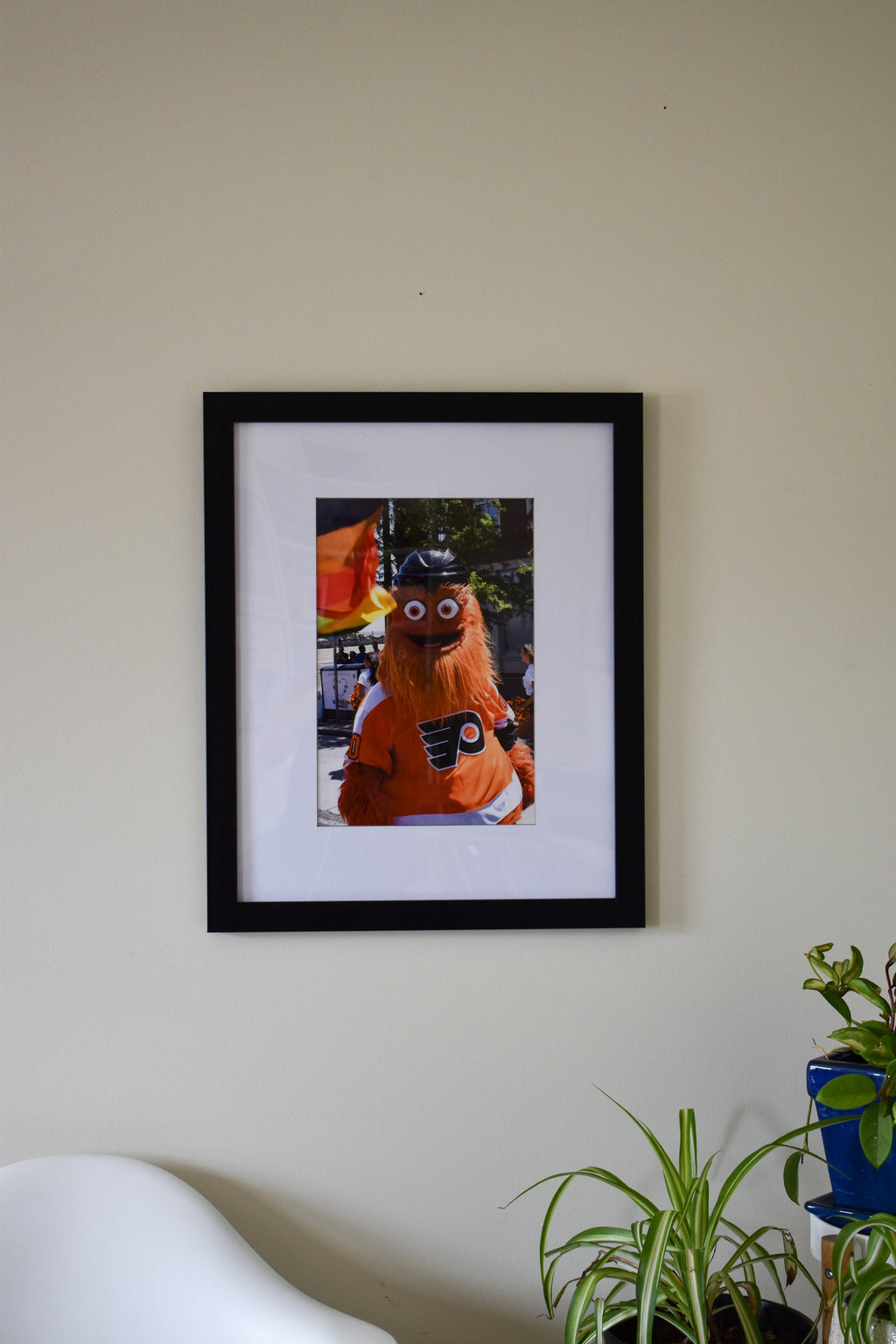 Gritty at Pride Parade Print (Vertical)